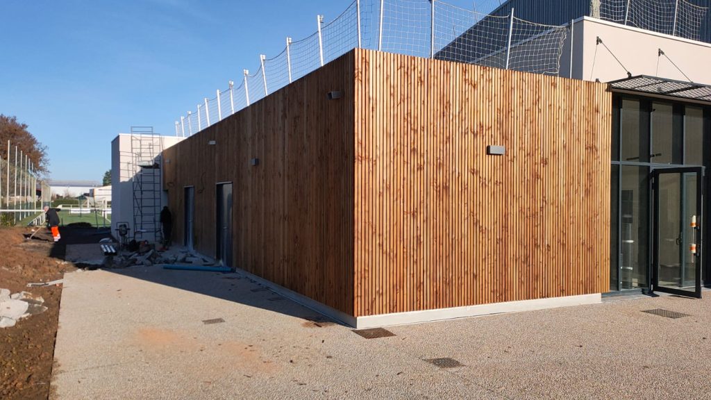 Réalisation extension ossature bois, JMCO, menuisier à Rochetrejoux